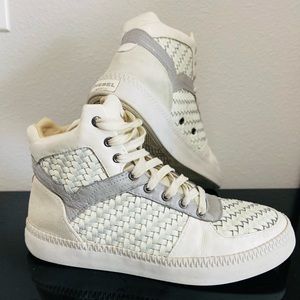 DIESEL S-Spaark Mid Leather Sneakers Ice Paloma
